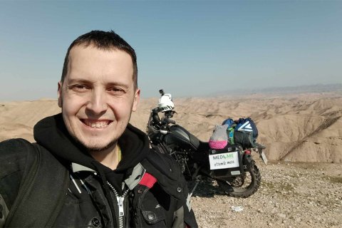 Motocyklem przez Bliski Wschód - dzień 8. - Iran - Suza