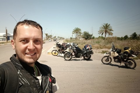 Motocyklem przez Bliski Wschód - dzień 57 i 58. - Irak - Bagdad i Kurdystan
