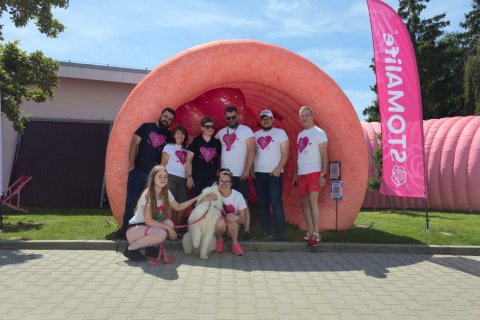 Grubas 3D STOMAlife edukował i zaskakiwał w Pleszewie