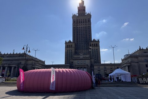 Grubas 3D na Dniu Ratownika Medycznego w Warszawie