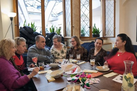 Walentynkowa kawa Bratnich Dusz w Krakowie  było prawdziwie. Było wzruszająco. Było razem.