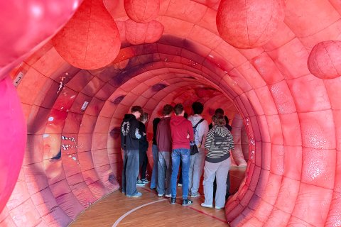 Lekcja o zdrowiu jelit w gostynińskim liceum